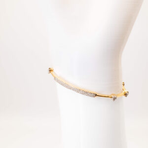 Bracelete Articulado Cravejado em Brilhantes Ouro 18K
