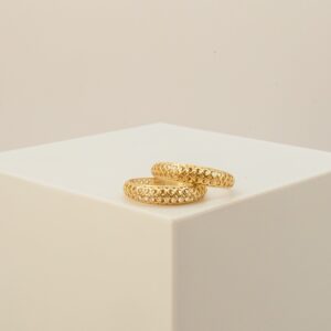 Anel Aparador Estilo Diamantado Infinito Ouro 18k