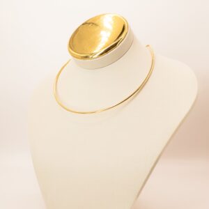 Gargantilha Aro Rígido Ouro 18k