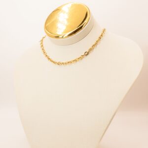 Chocker Bailarina Ajustável Ouro 18k
