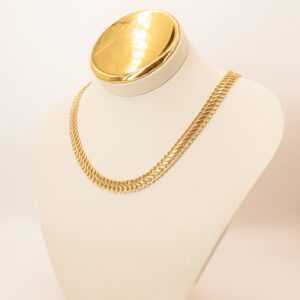 Corrente Elo Lacraia Ouro 18k