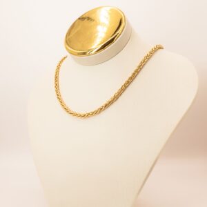 Corrente Elo Palmeira Ouro 18k