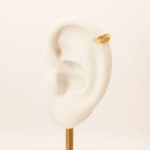 Piercing Argola Folha Ouro 18k