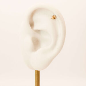 Piercing Patinha Zircônia Ouro 18k
