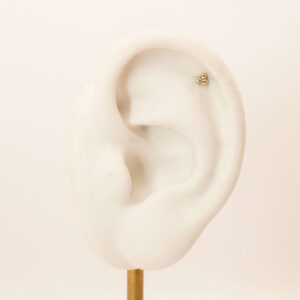 Piercing Três Marias Zircônia Ouro 18k