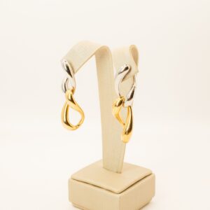 Argola Torcida Double Ouro 18k