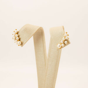 Brinco Earcuff Com Pérola Ouro 18k