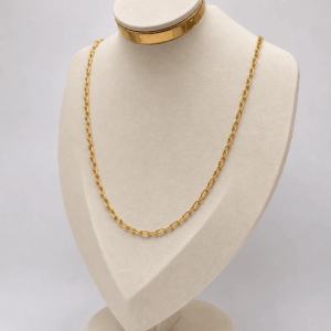 Corrente Elo Cadeado Ouro 18k