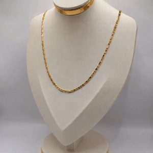 Corrente Elo Piastrine Ouro 18k